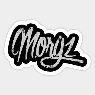 morgz crack merch Sticker